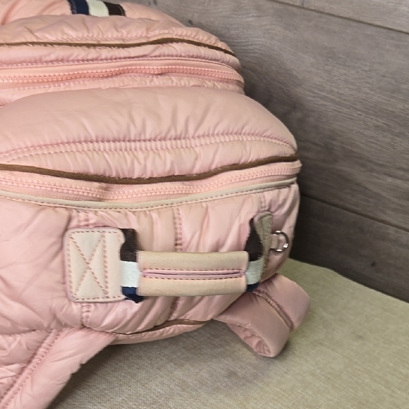 Juicy Couture Pink Nylon Backpack with Navy & White Stripe main image 7
